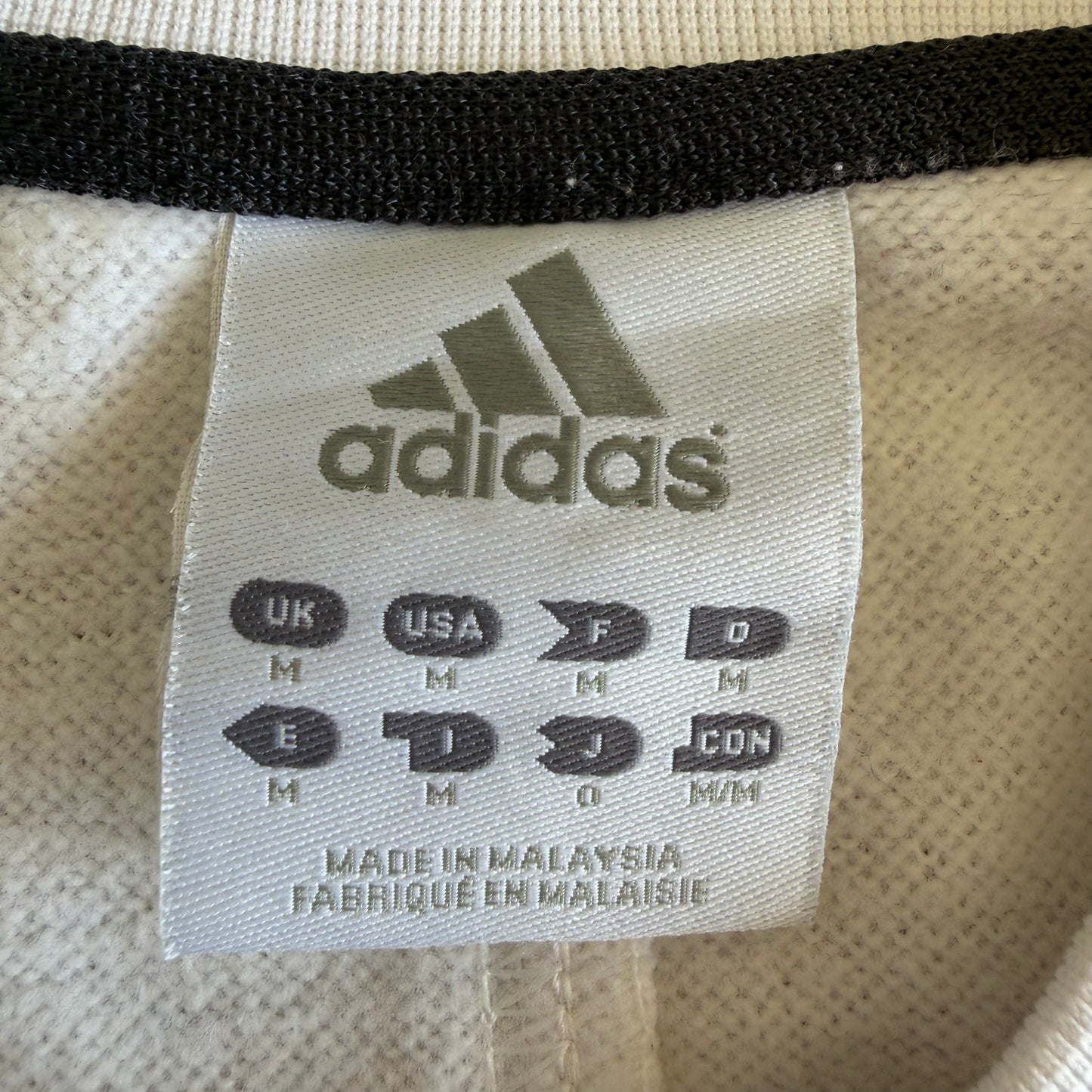 Y2K Adidas Embroidered Sweatshirt - M