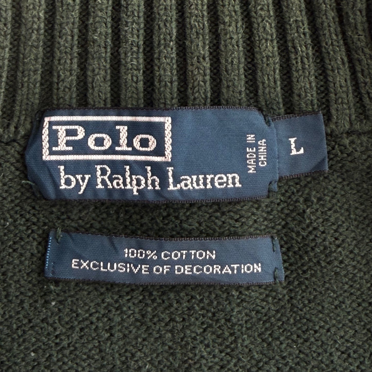 90s Polo Ralph Lauren Quarter Zip - M