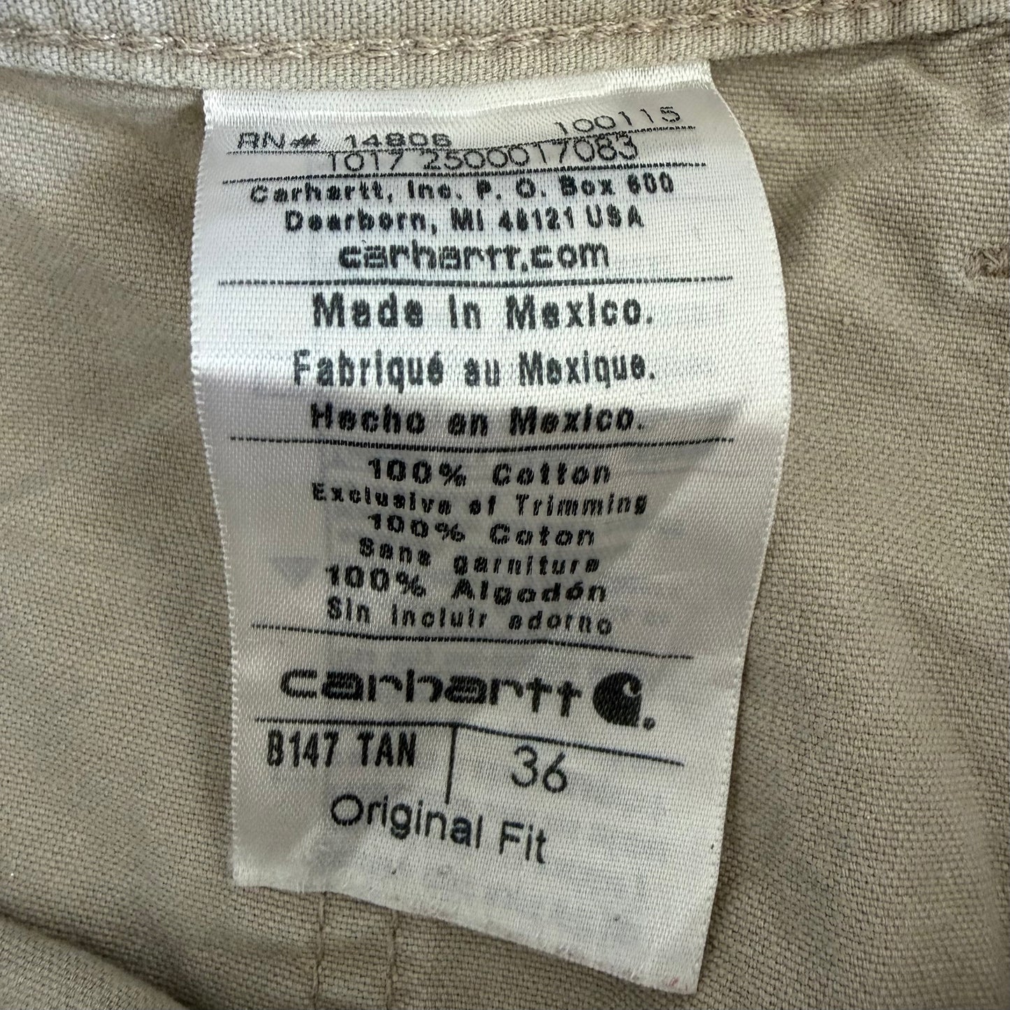Carhartt Carpenter Shorts - 36"