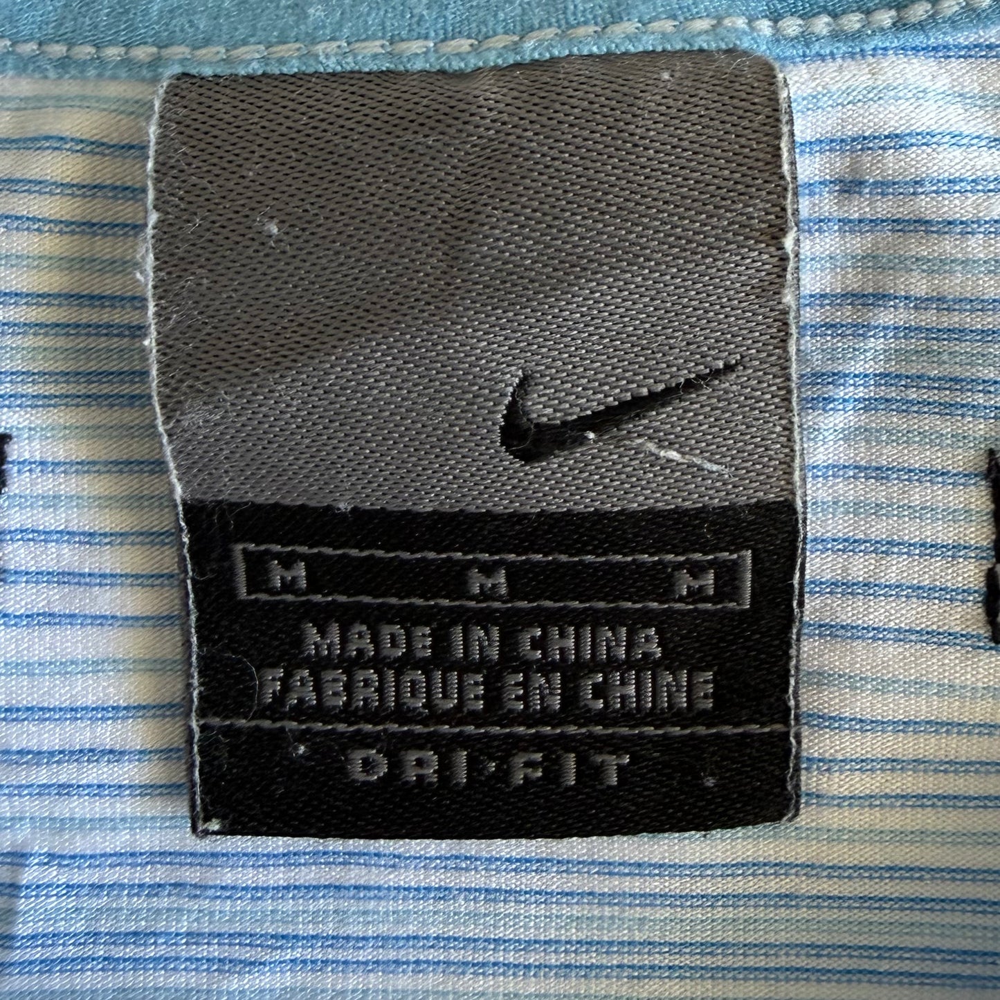 Y2K Nike Striped Activewear Tank - M