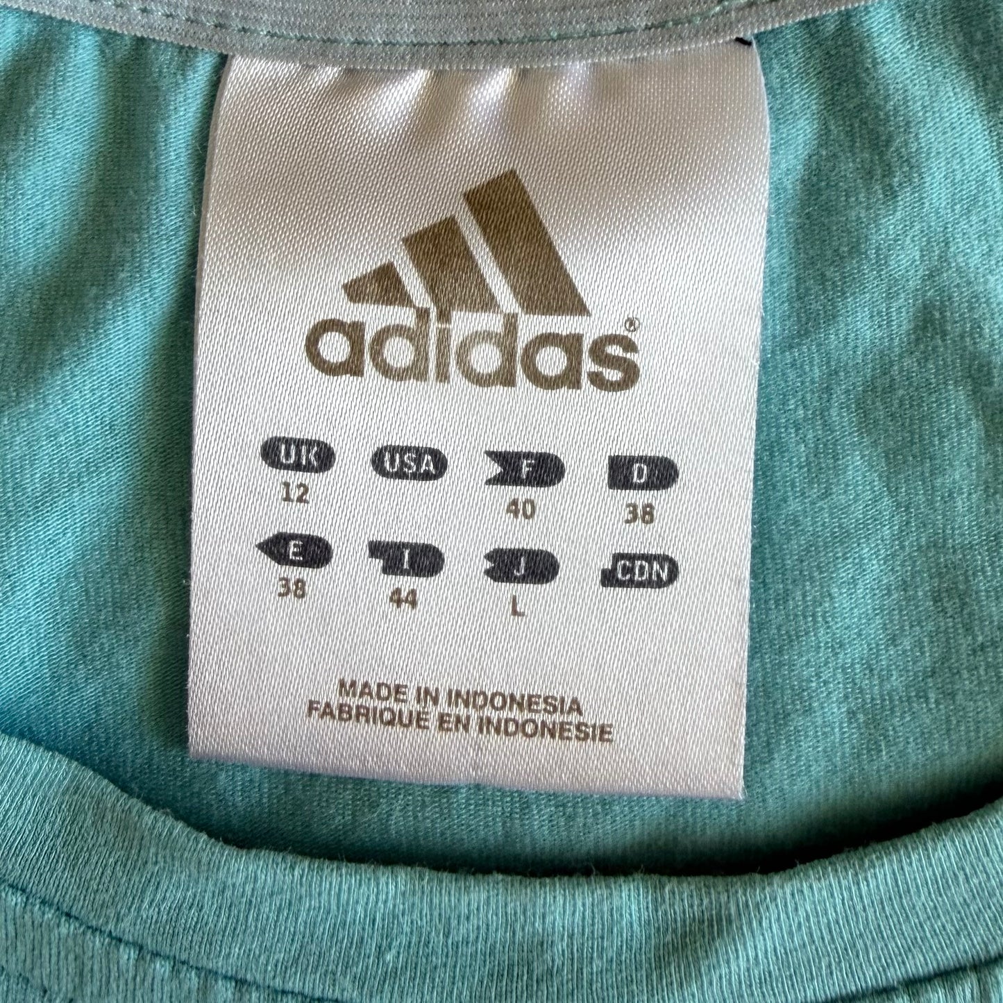 Y2K Adidas Three Stripe Tank - M