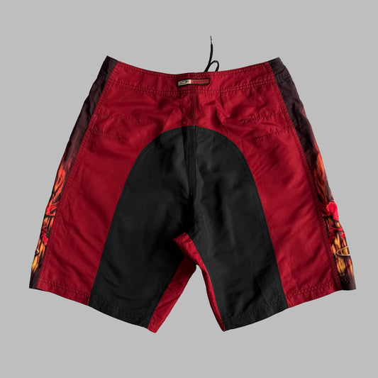 Y2K Oakley Flame Board Shorts - 34"