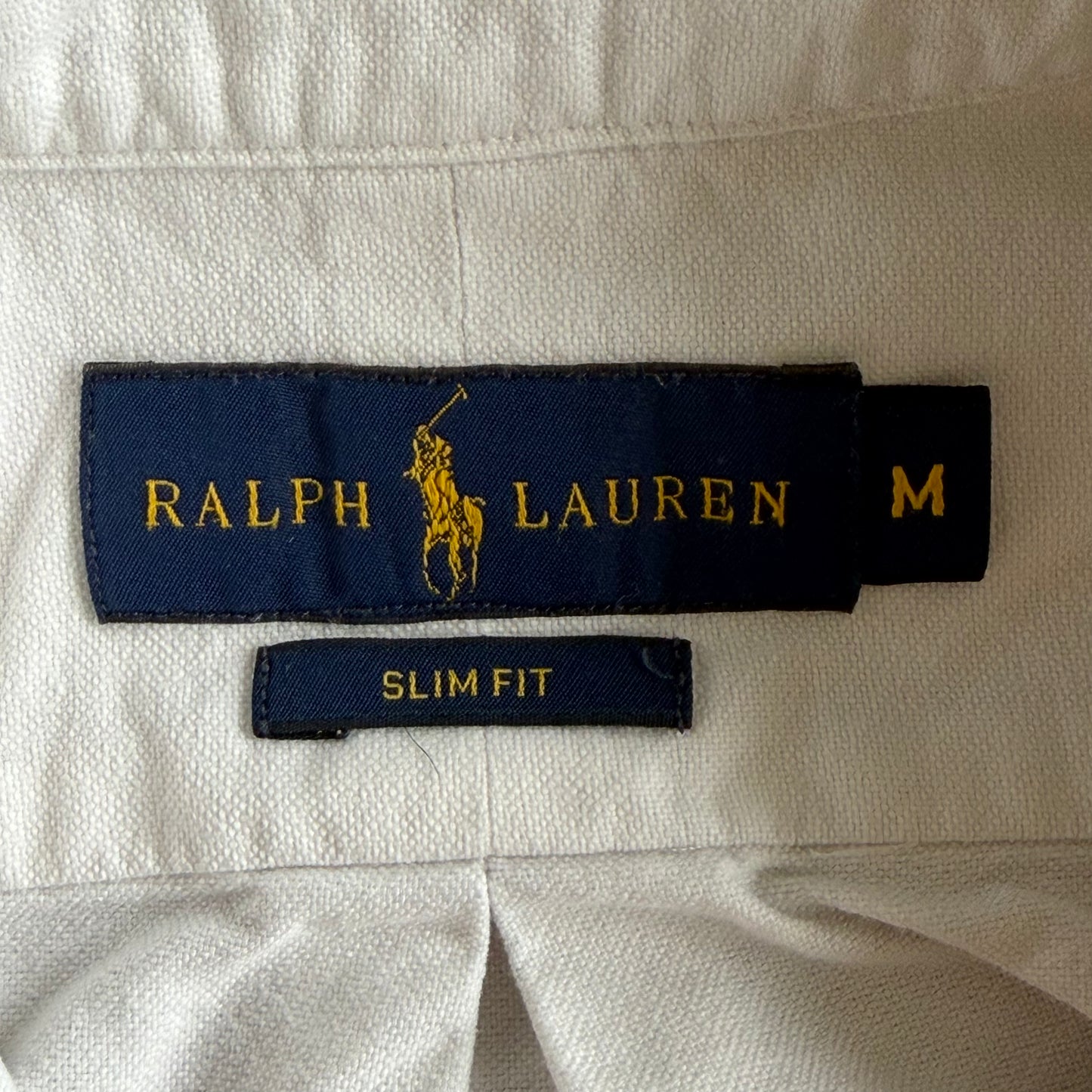Y2K Polo Ralph Lauren Cotton Button Up Shirt - M