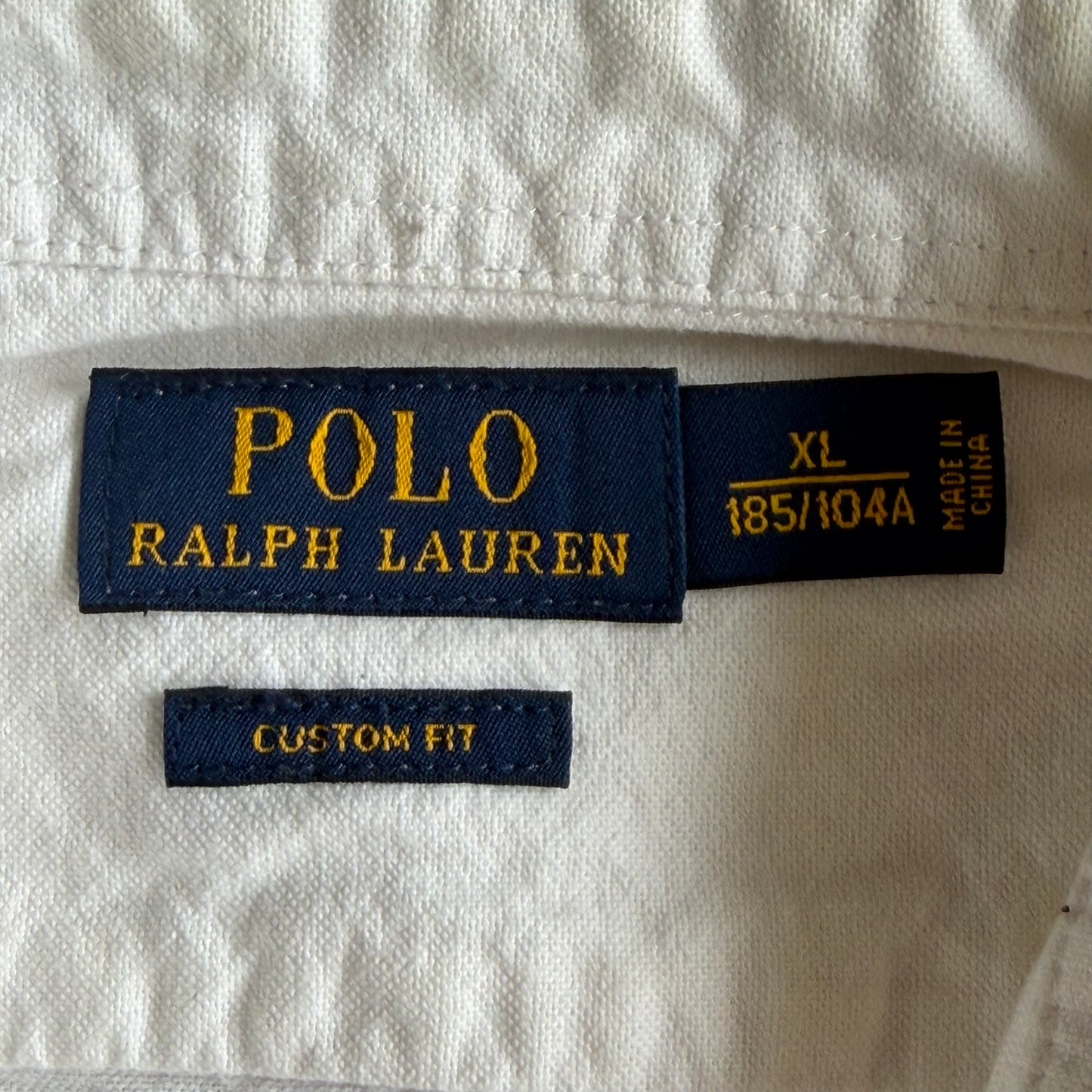 Y2K Polo Ralph Lauren Cotton Button Up Shirt - M