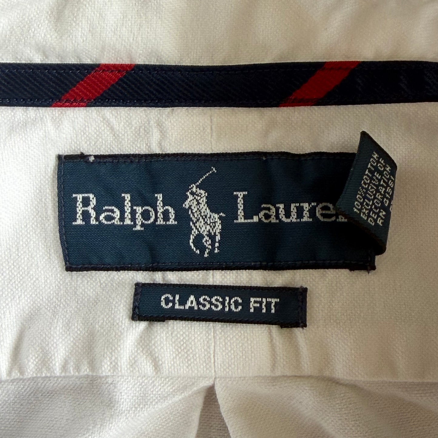Y2K Polo Ralph Lauren Cotton Button Up Shirt - XXL