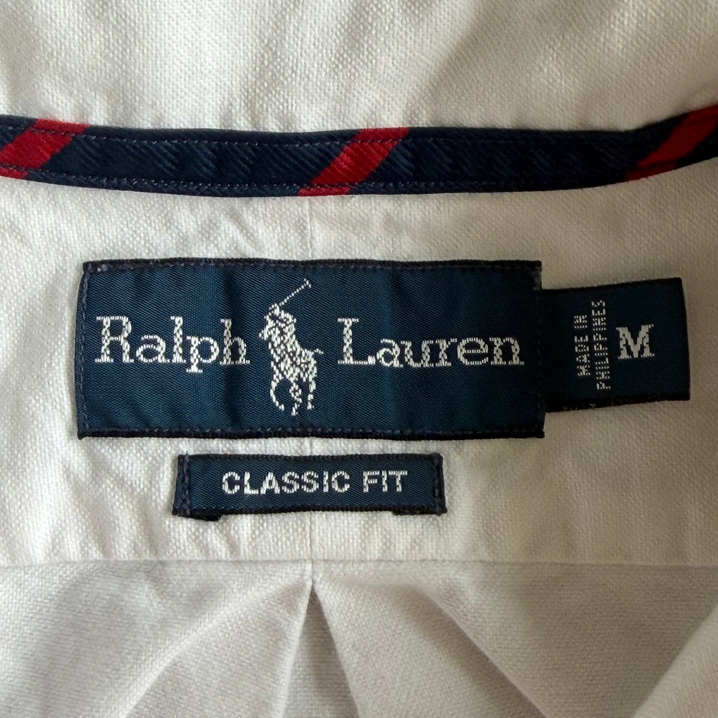 Y2K Polo Ralph Lauren Cotton Button Up Shirt - M