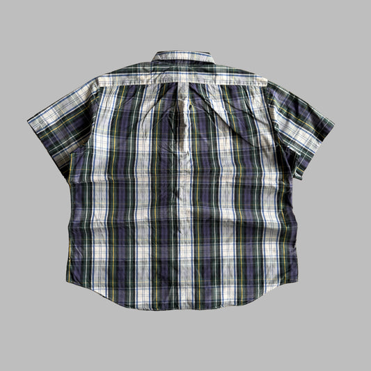 Y2K Polo Ralph Lauren Checkered Button Up Shirt - XXL