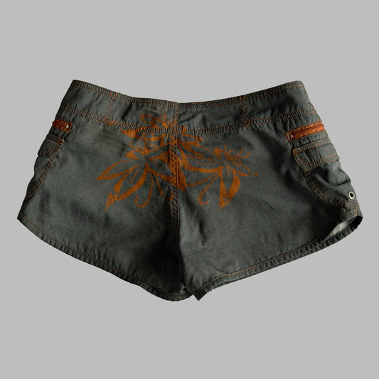 Y2K Oakley Low Rise Micro Shorts - S