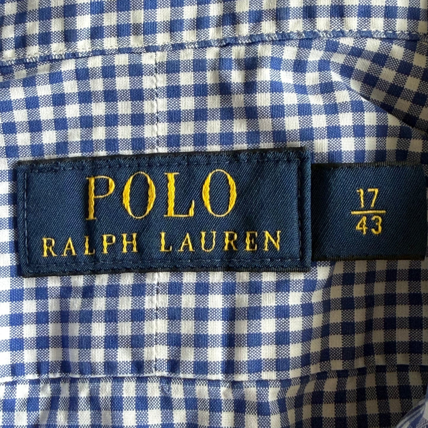 Polo Ralph Lauren Checkered Button Up Shirt - M