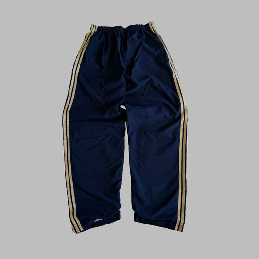 90s Adidas Three Stripe Baggy Track Pants - S