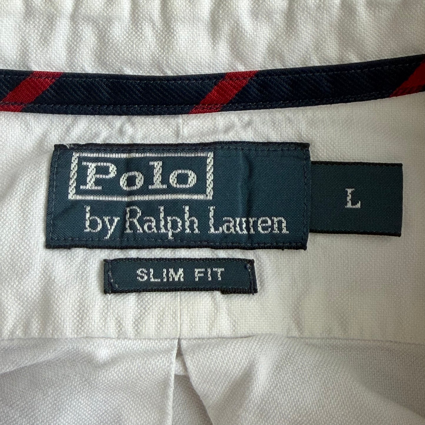 Y2K Polo Ralph Lauren Cotton Button Up Shirt - L