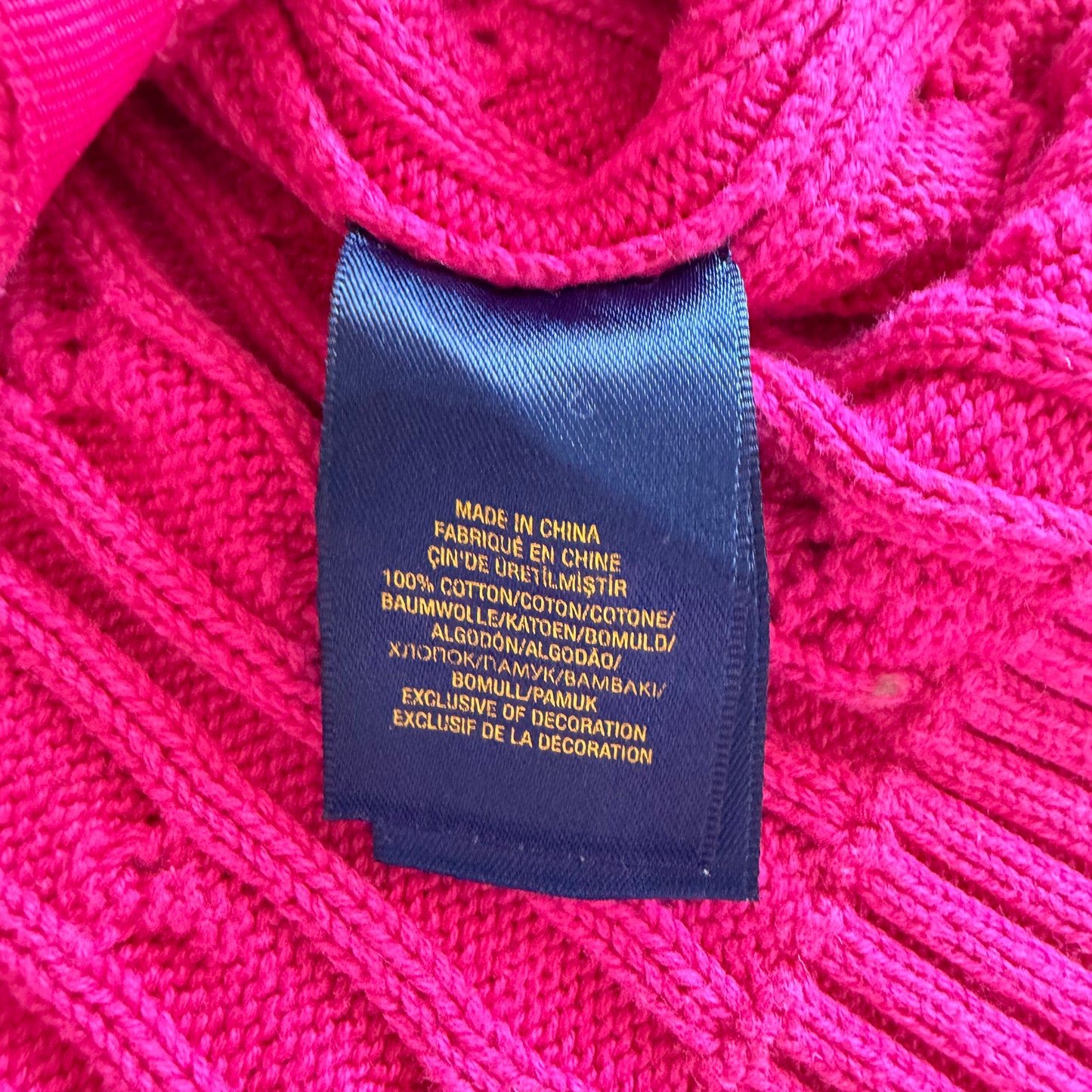 Polo Ralph Lauren Cable Knit Cardigan - S