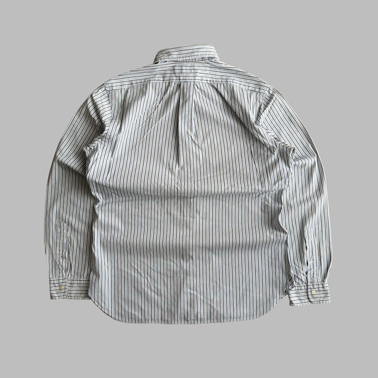 90s Polo Ralph Lauren Striped Button Up Shirt - M