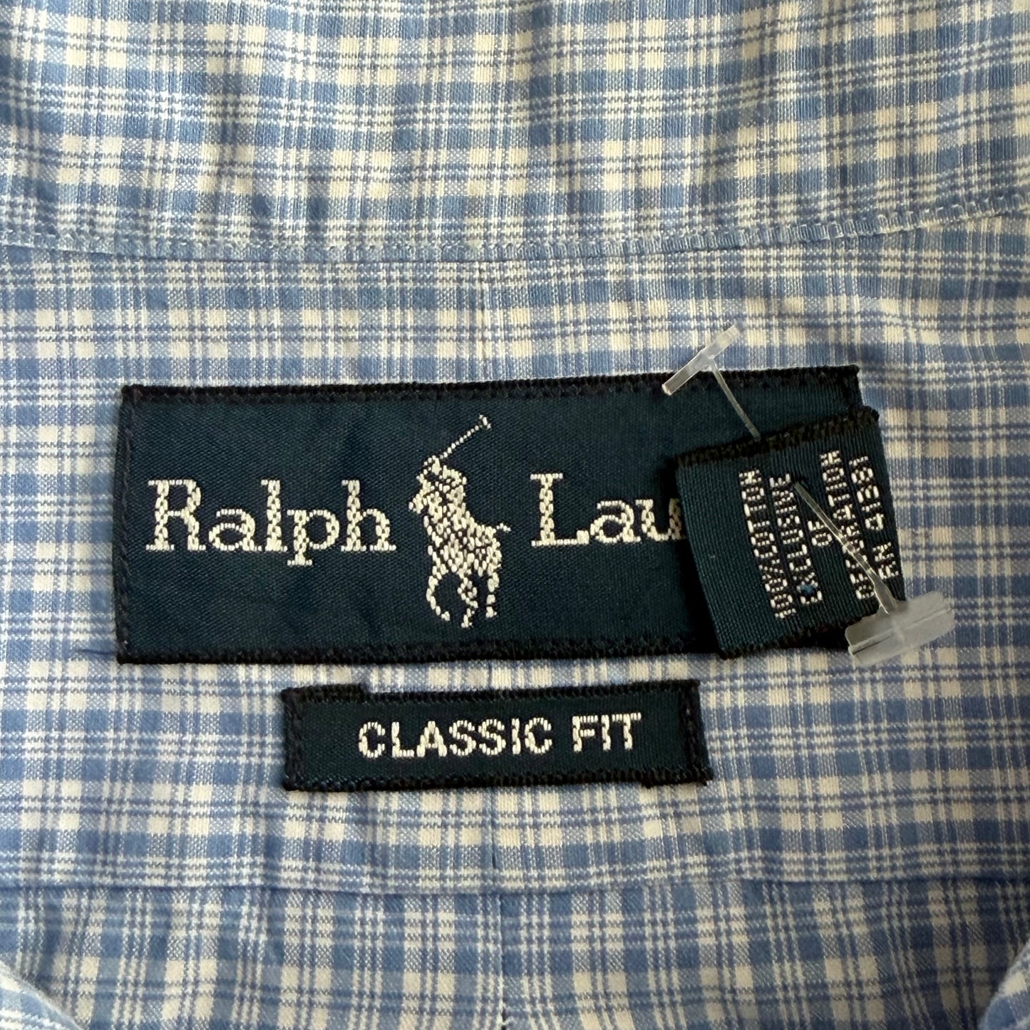 Y2K Polo Ralph Lauren Checkered Button Up Shirt - XL