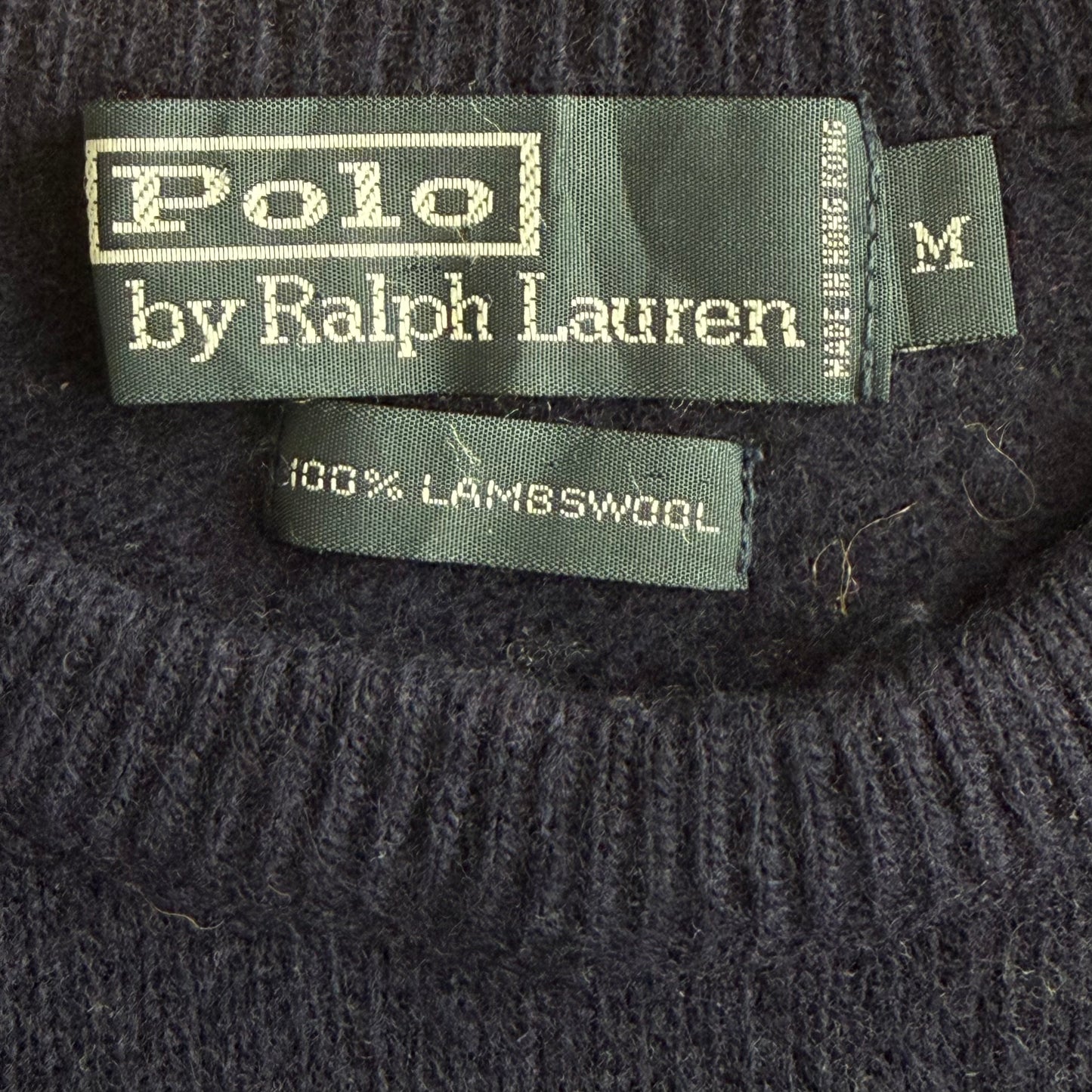 90s Polo Ralph Lauren Lambswool Heavy Knit - M