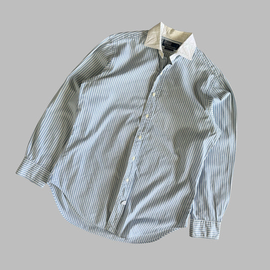 Ralph Lauren Striped Button Up Shirt - Large