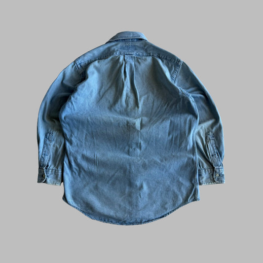 90s Polo Ralph Lauren Heavyweight Button Up Shirt - M