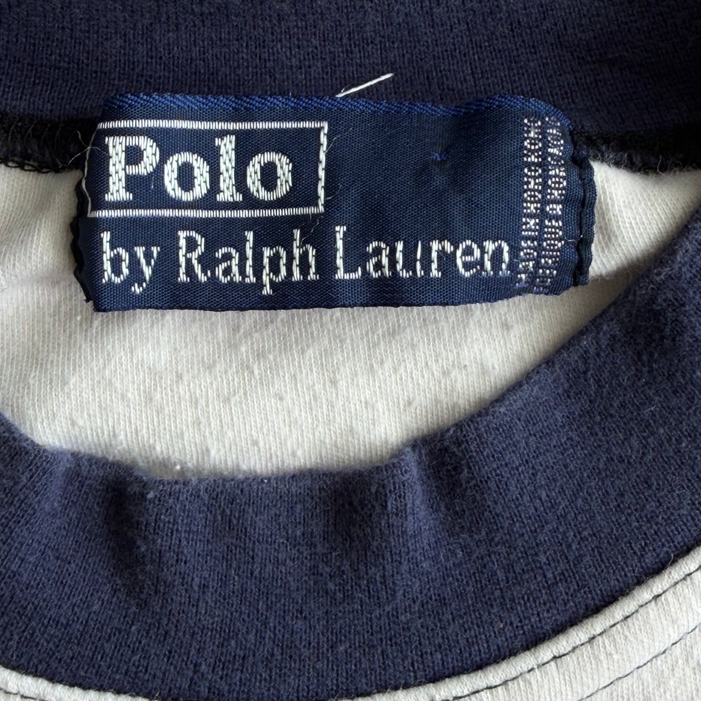 90s Polo Ralph Lauren Striped Boxy T-Shirt - L