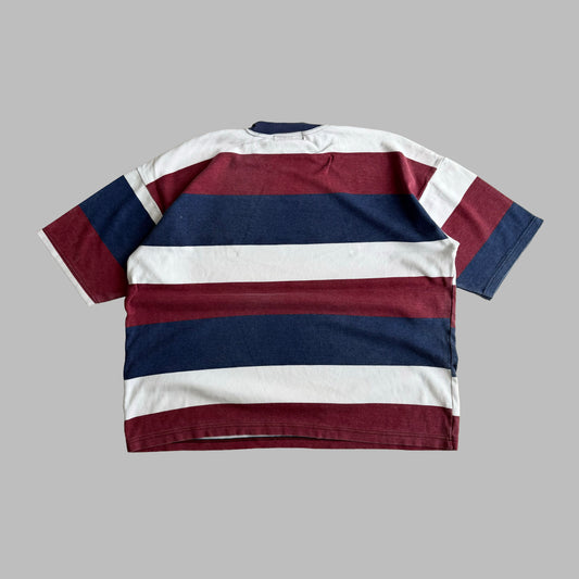 90s Polo Ralph Lauren Striped Boxy T-Shirt - L