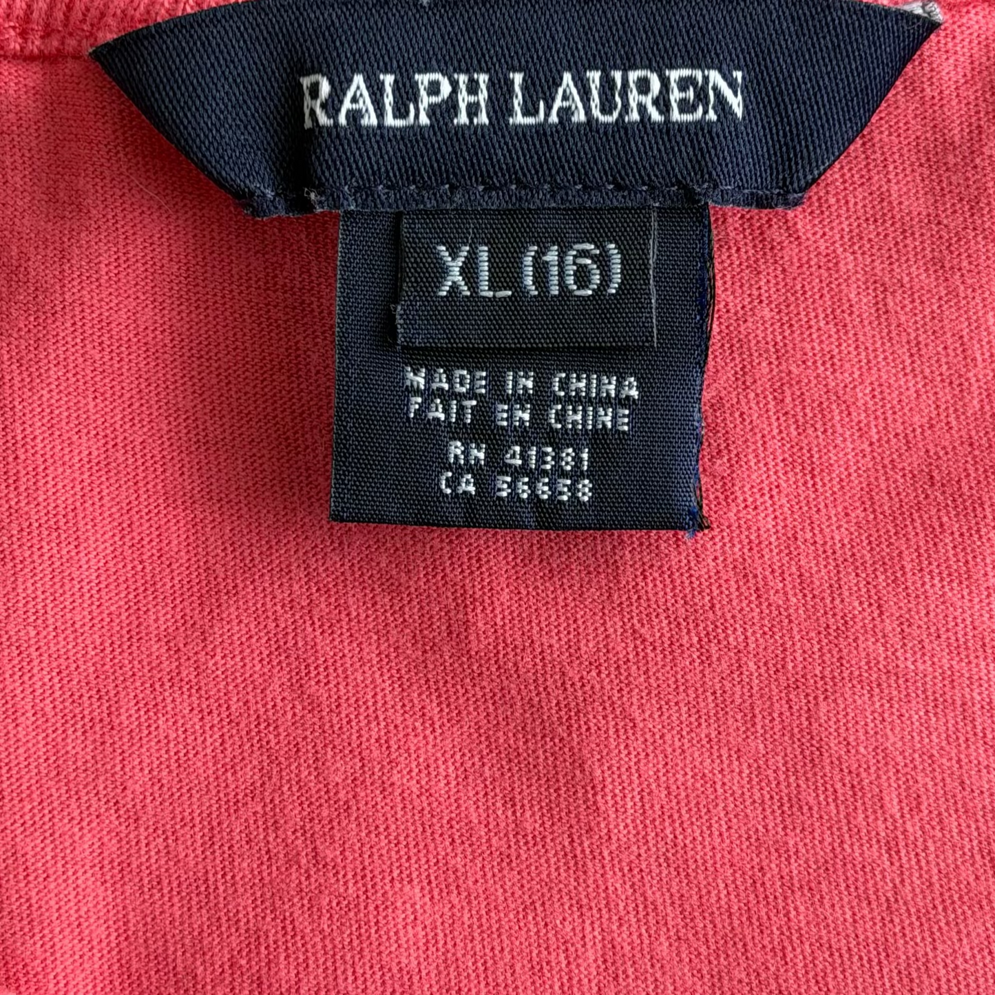 Y2K Ralph Lauren Ruffle Trim T-Shirt - L