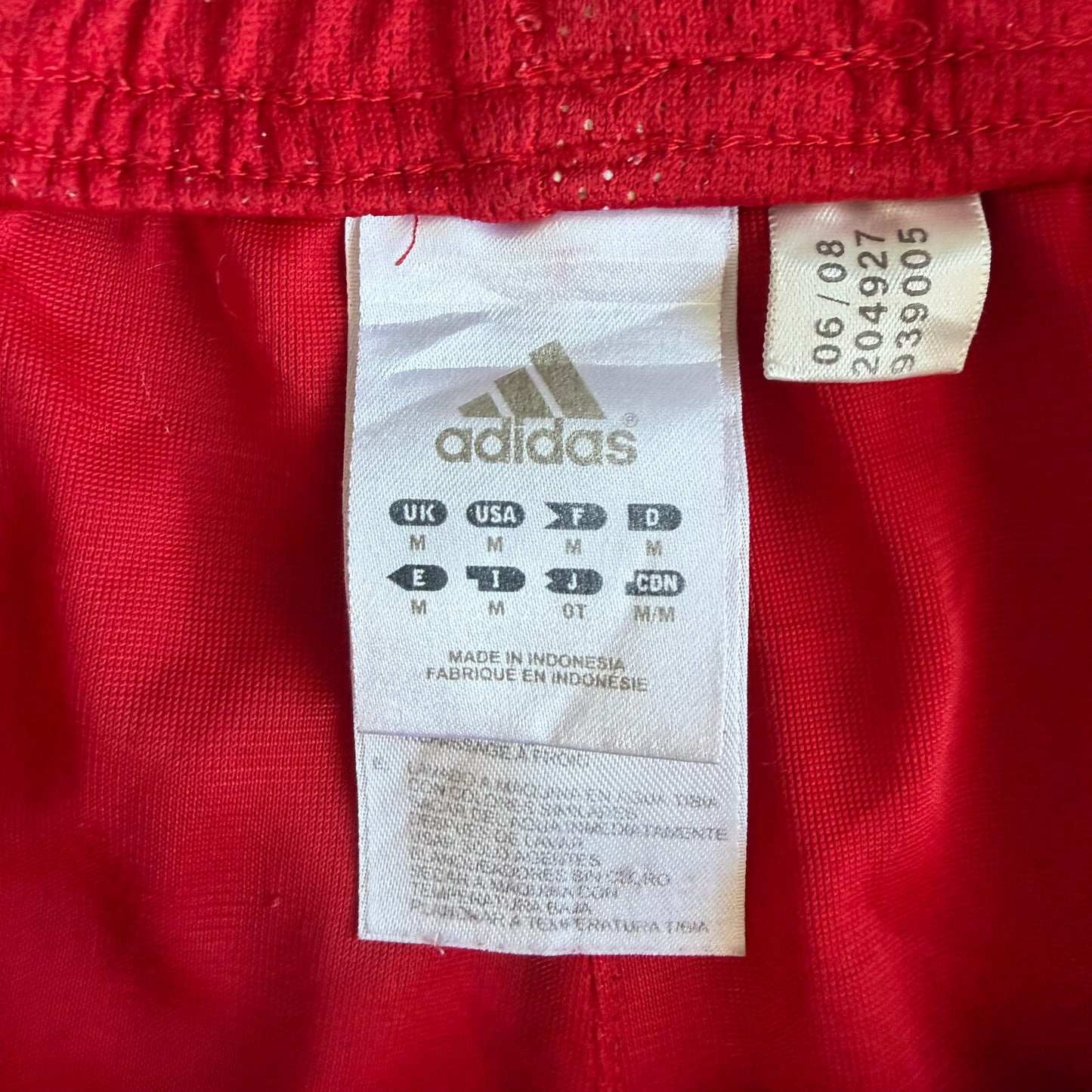 Y2K Adidas Three Stripe Mini Shorts - M