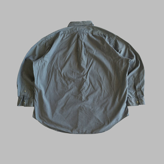 Y2K Polo Ralph Lauren Striped Button Up Shirt - XXL