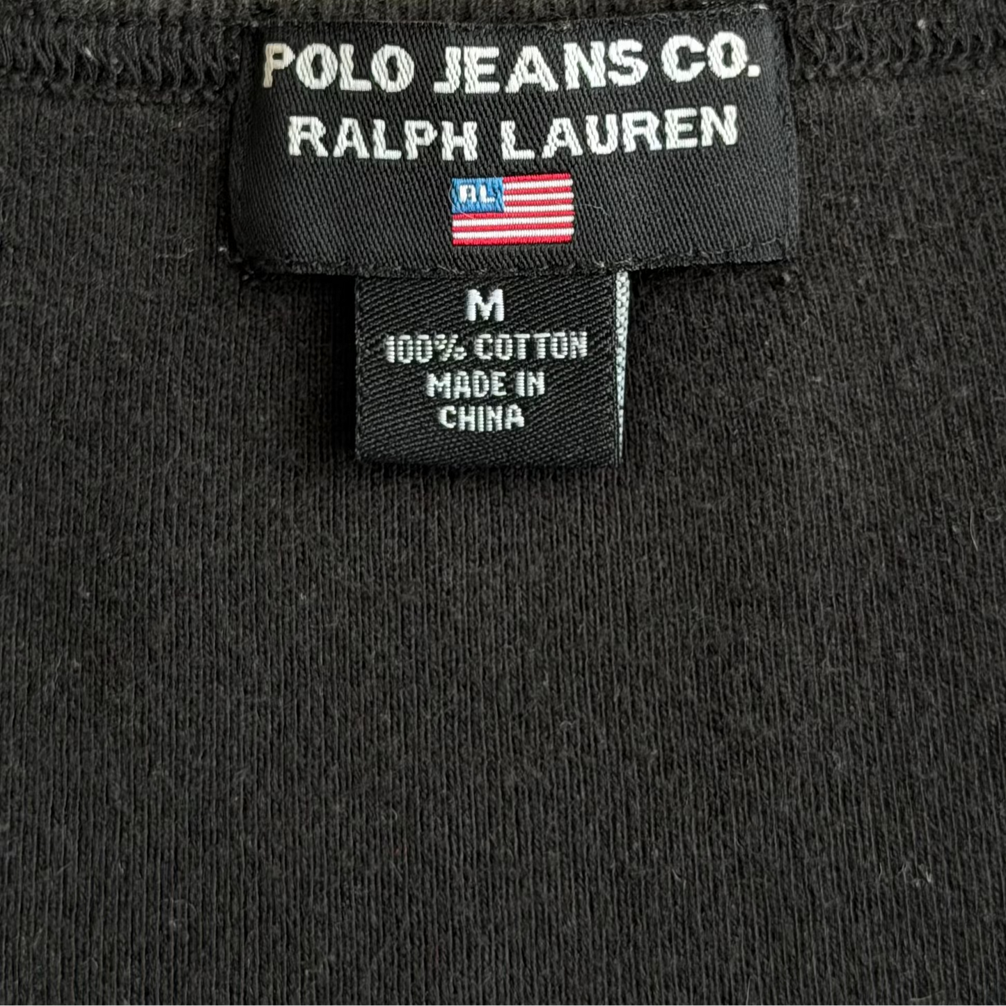 Y2K Ralph Lauren Polo Jeans Low Cut T-Shirt - M