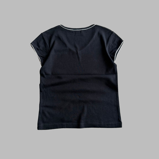 Y2K Ralph Lauren Polo Jeans Low Cut T-Shirt - M