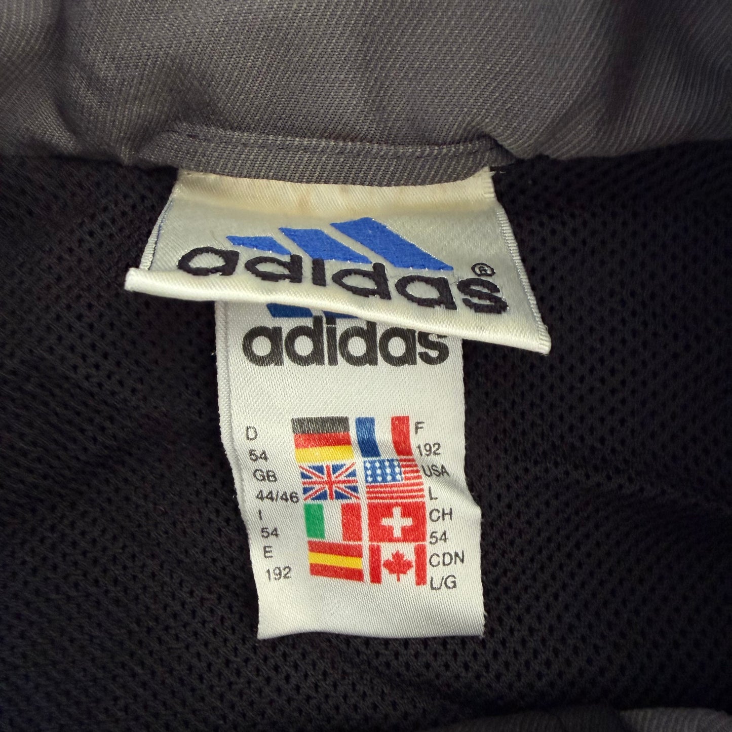 90s Adidas Golf Three Stripe Bomber Jacket - L
