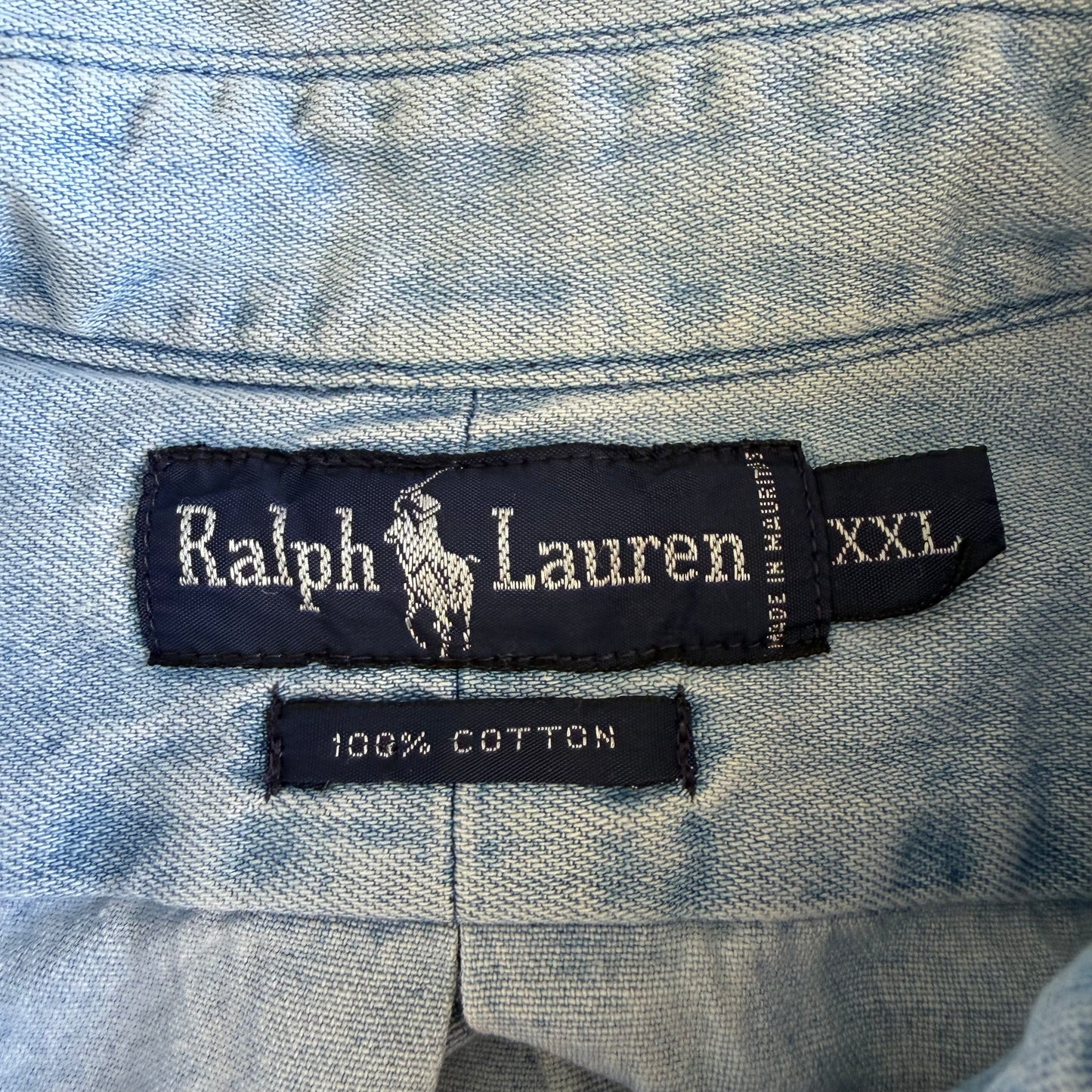Y2K Polo Ralph Lauren Heavyweight Button Up Shirt - XXL