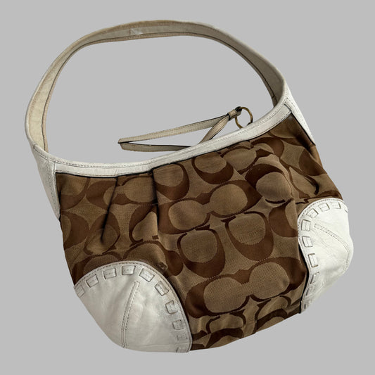 Y2K Coach Monogram Hobo Bag