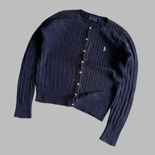 Ralph Lauren Cable Knit Cardigan - Large