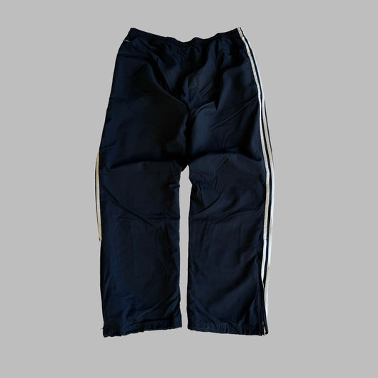 Y2K Adidas Three Stripe Straight Leg Track Pants - XL