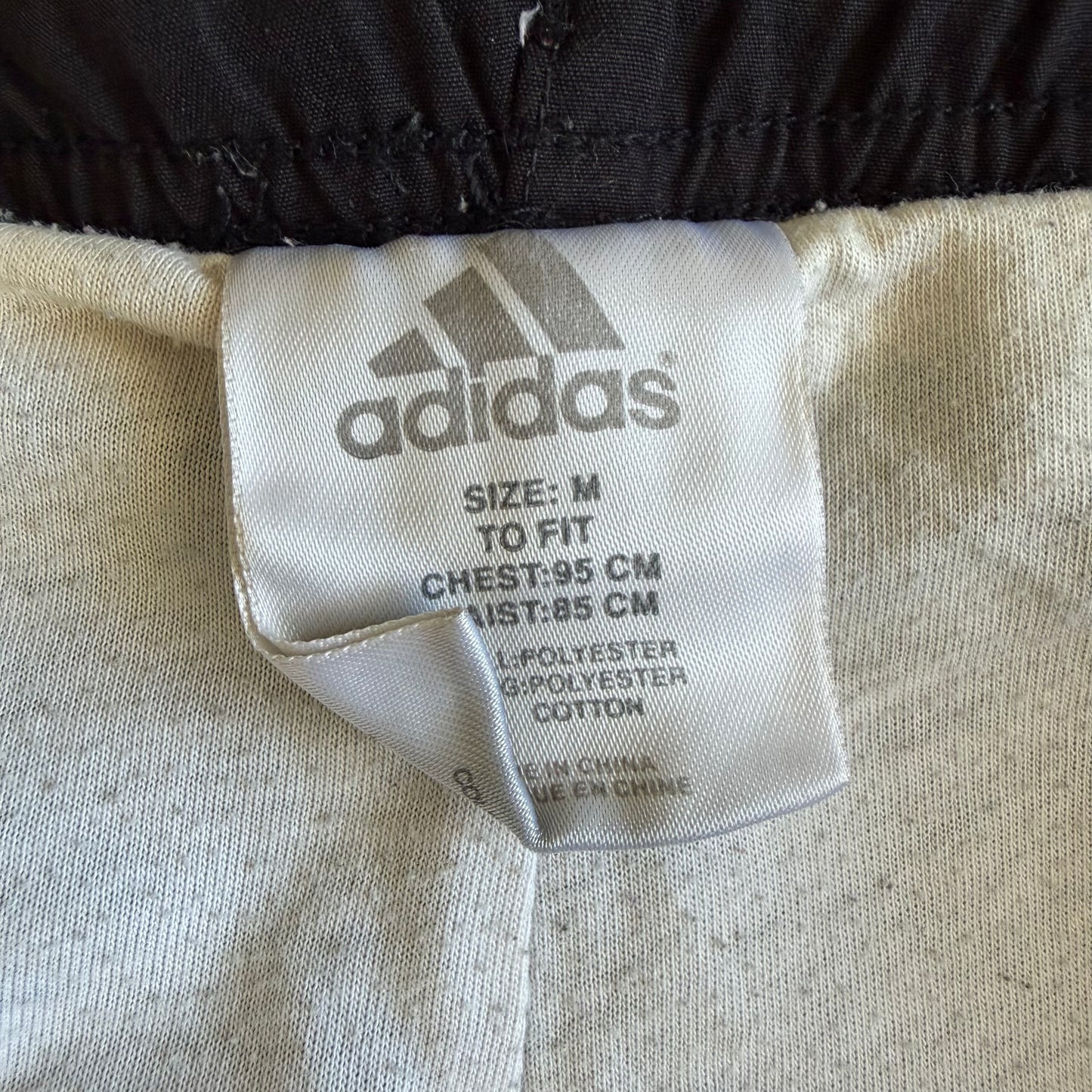 Y2K Adidas Three Stripe Baggy Track Pants - XL