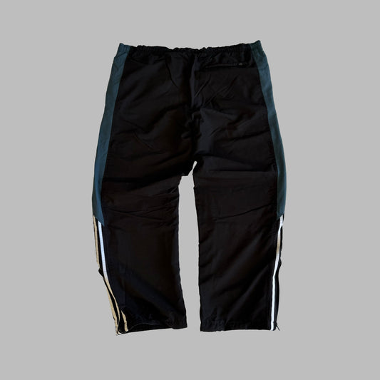 Y2K Adidas Three Stripe Baggy Track Pants - XL