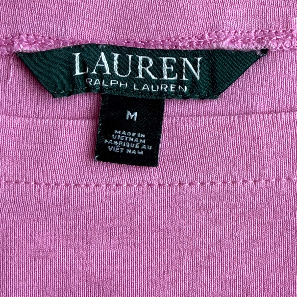 Y2K Ralph Lauren Boat Neck 3/4 Sleeve Top - M