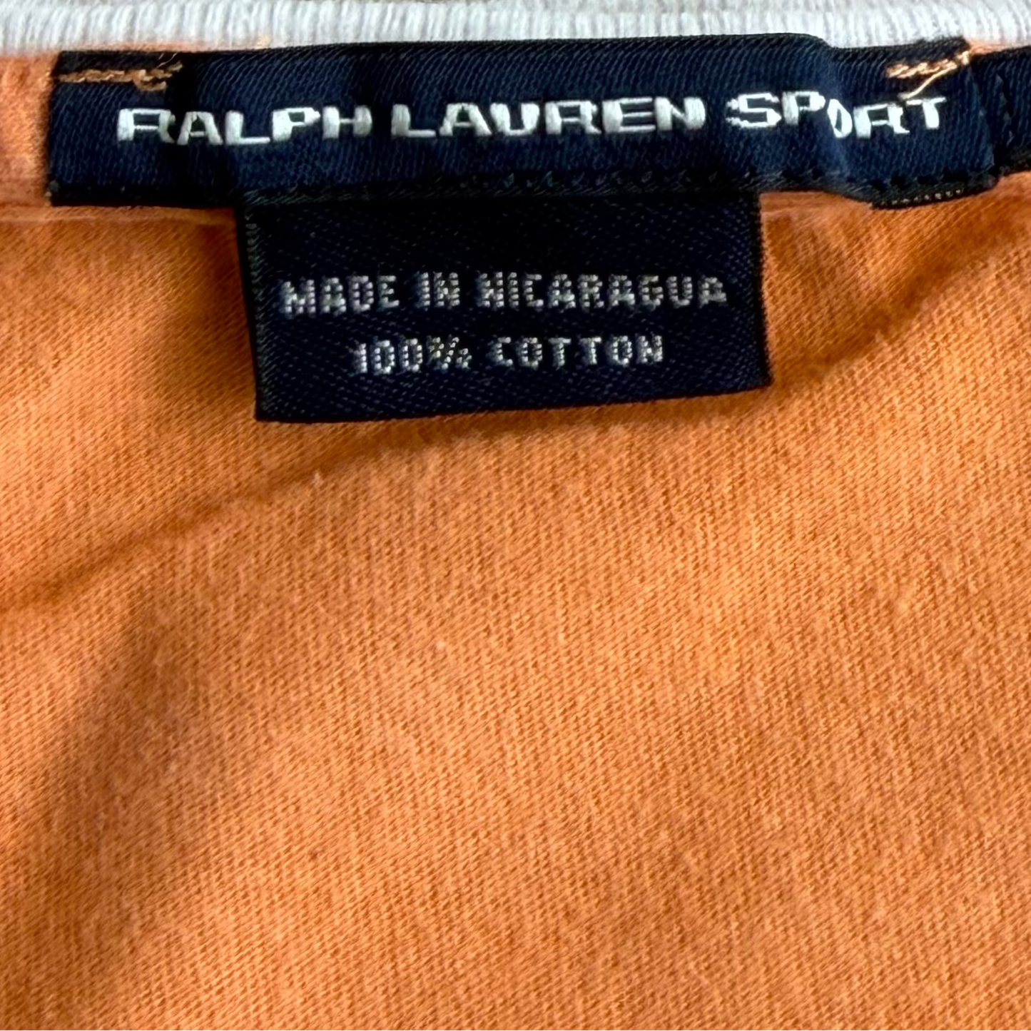 Y2K Ralph Lauren V-Neck T-Shirt - S