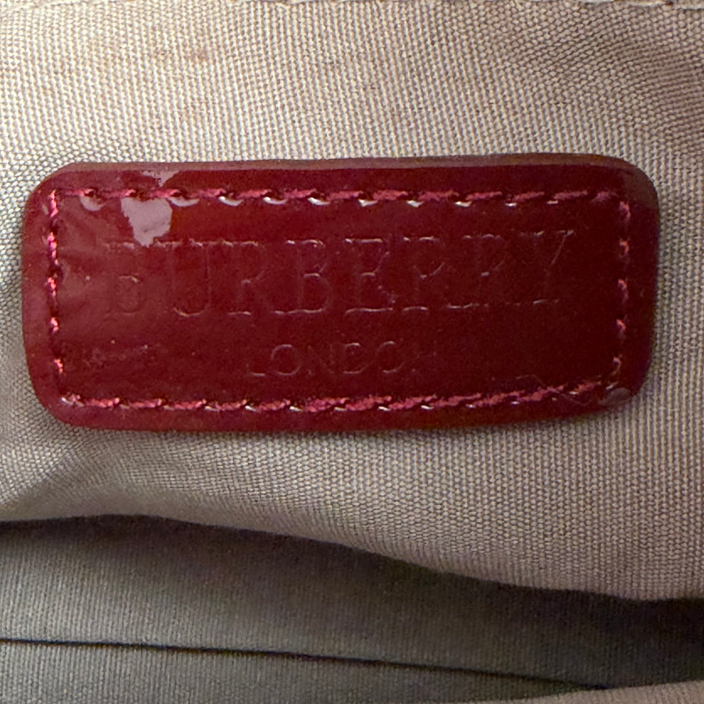 Y2K Burberry Nova Check Bowler Bag