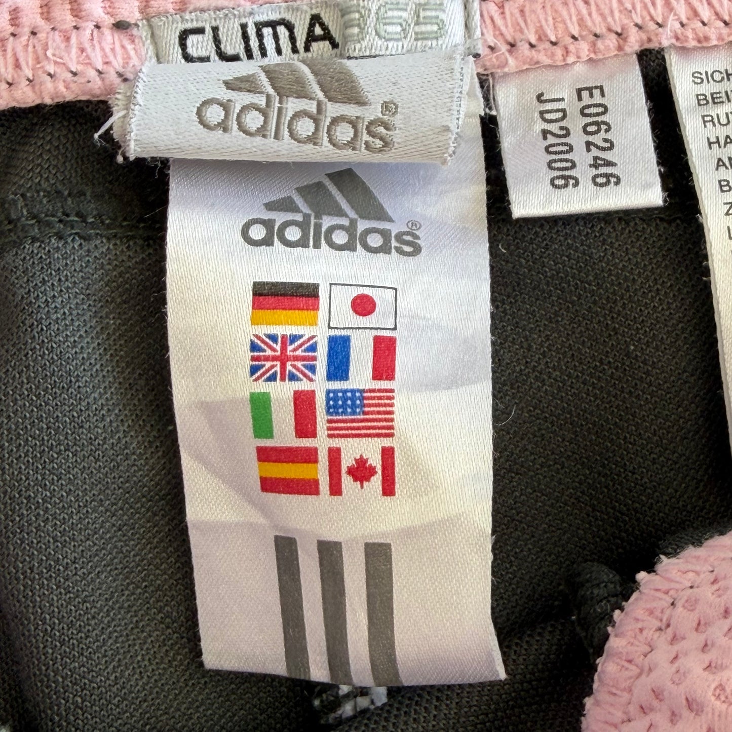 Y2K Adidas Three Stripe Active Track Pants - M