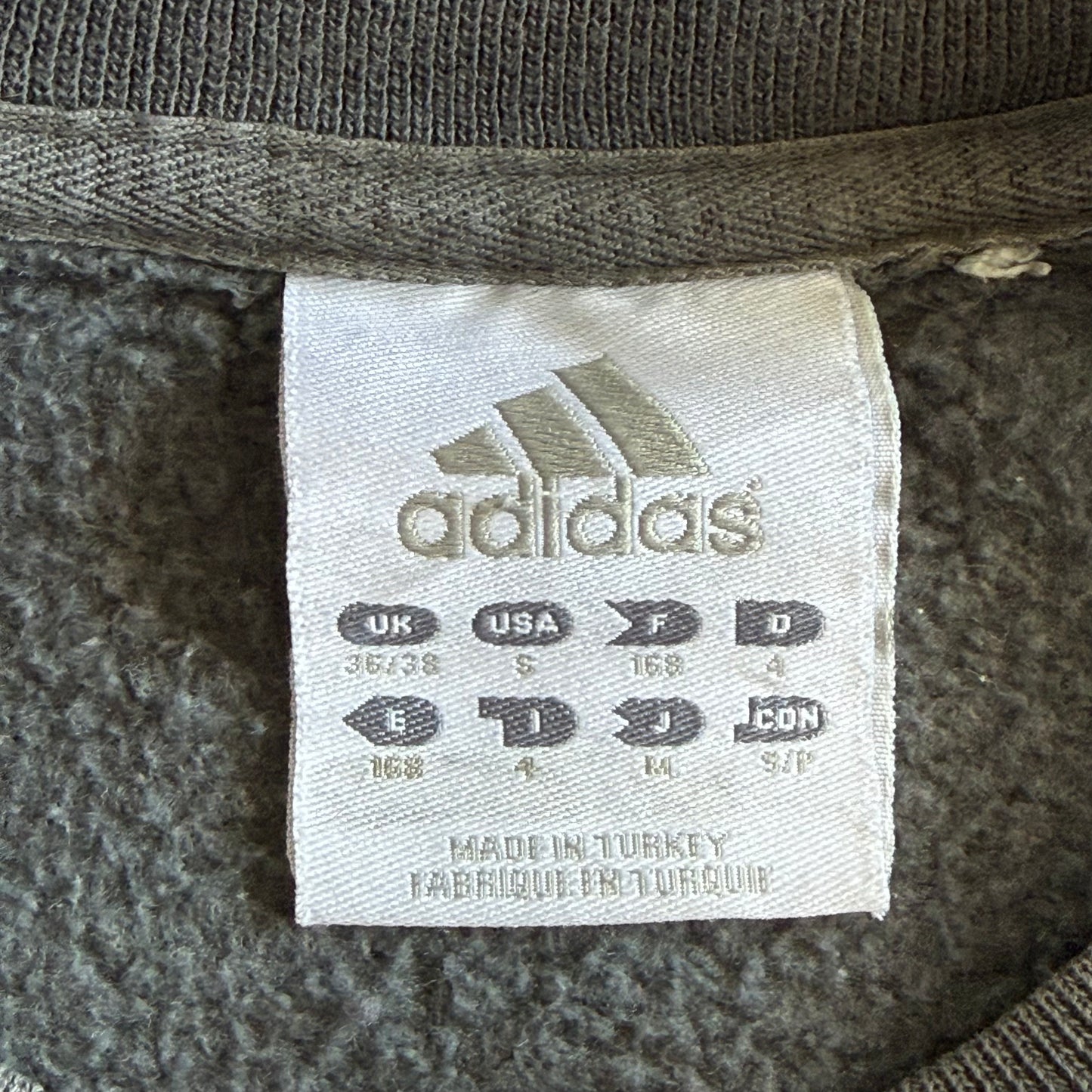 Adidas Embroidered Sweatshirt - Small