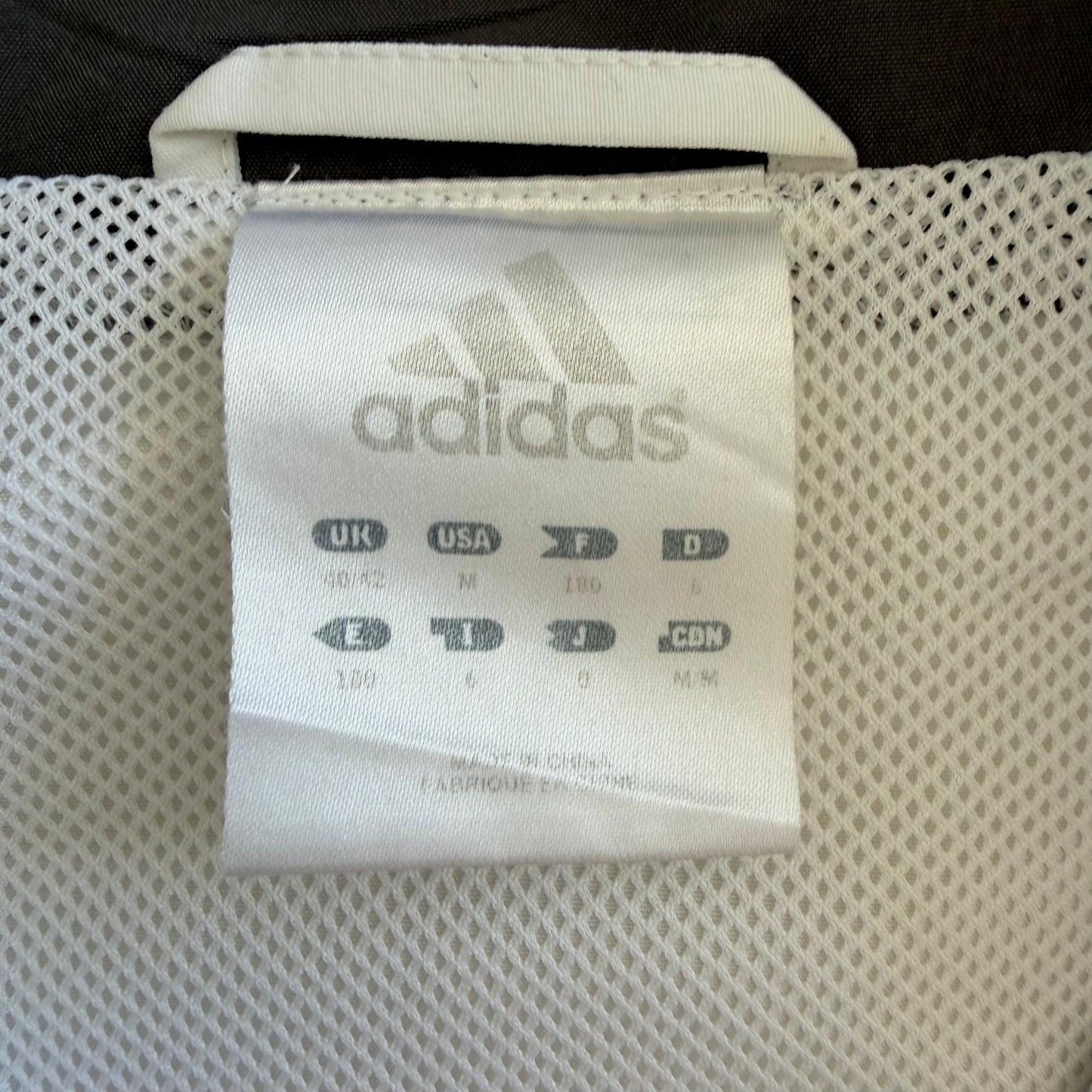 Y2K Adidas Three Stripe Track Jacket - L