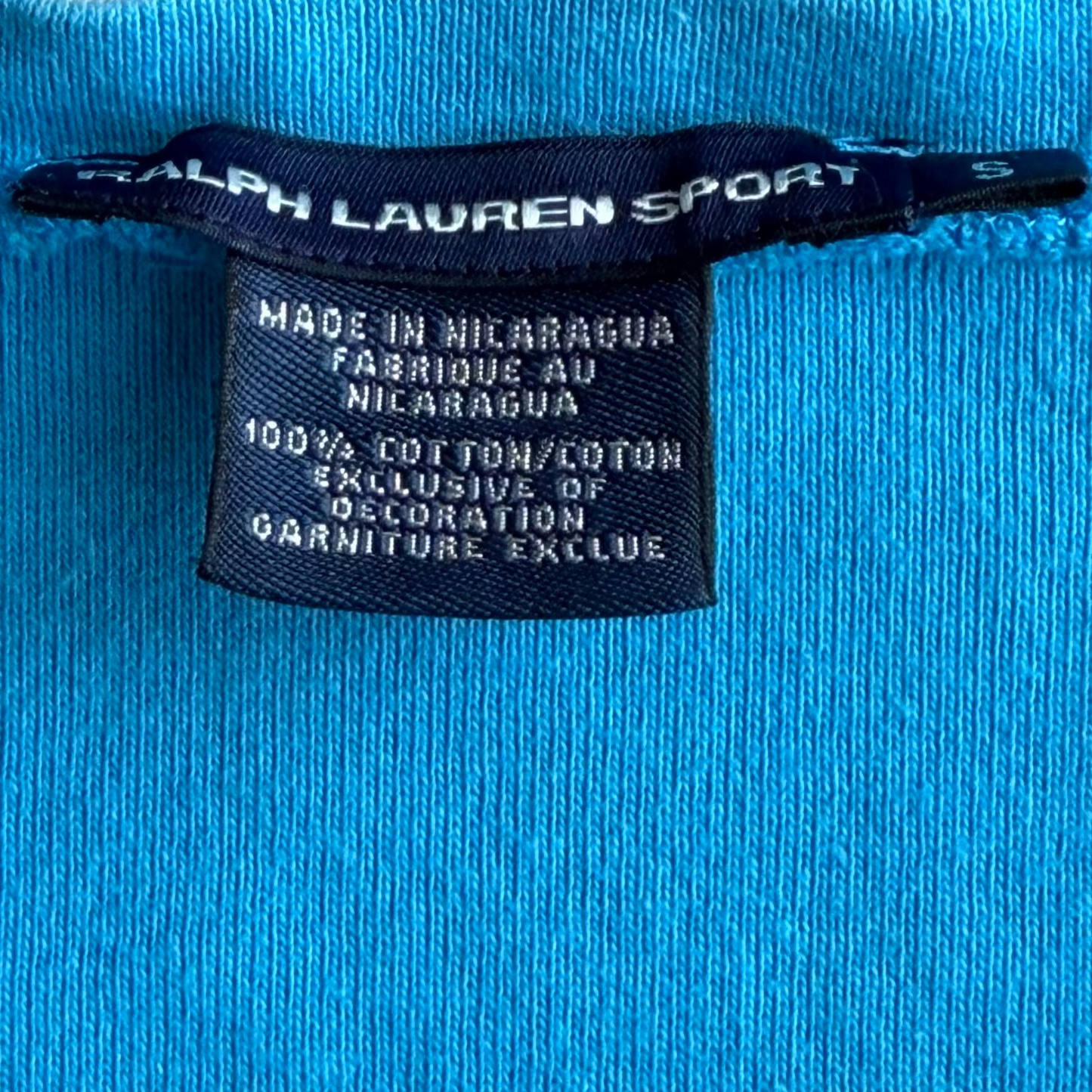 Y2K Ralph Lauren Low Cut Baby Tee - S/M