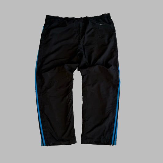 Y2K Adidas Three Stripe Wide Leg Track Pants - XXL