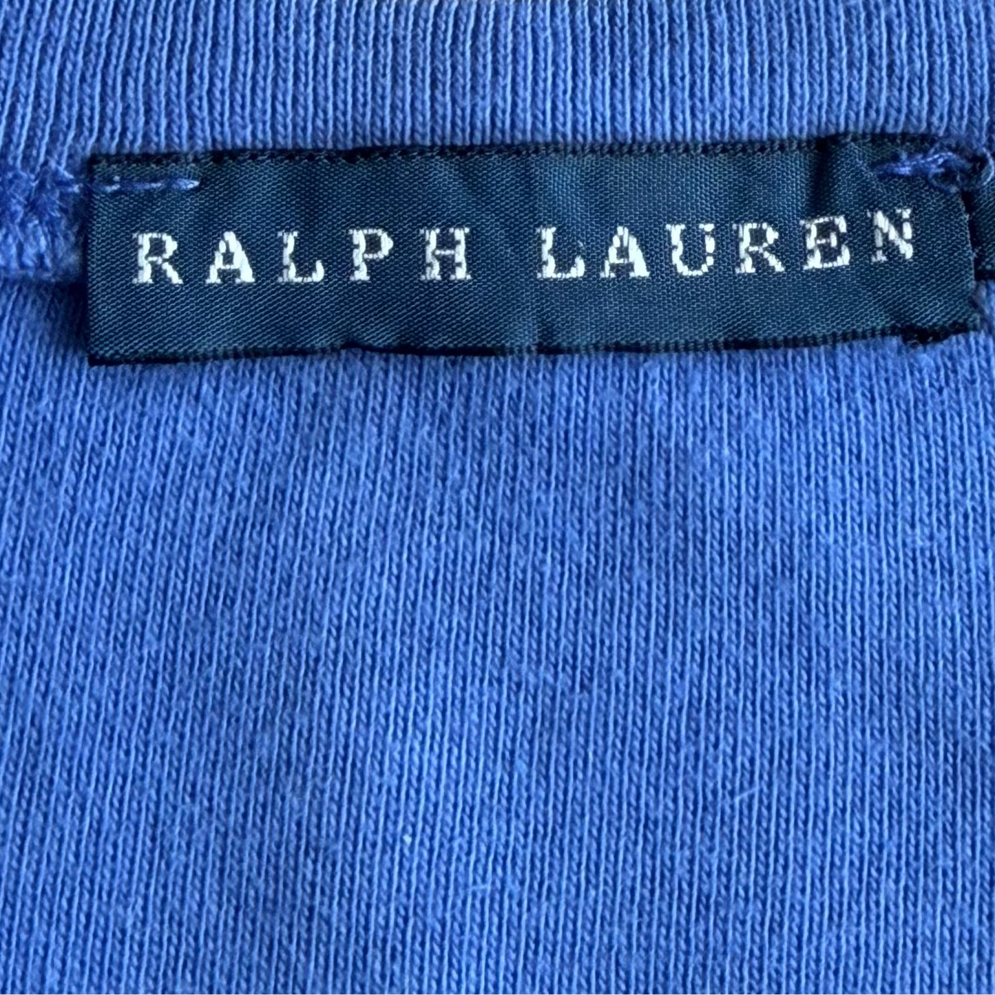 Y2K Ralph Lauren Low Cut T-Shirt - M