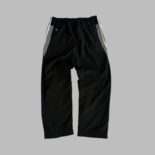 Y2K Adidas Three Stripe Wide Leg Track Pants - XL