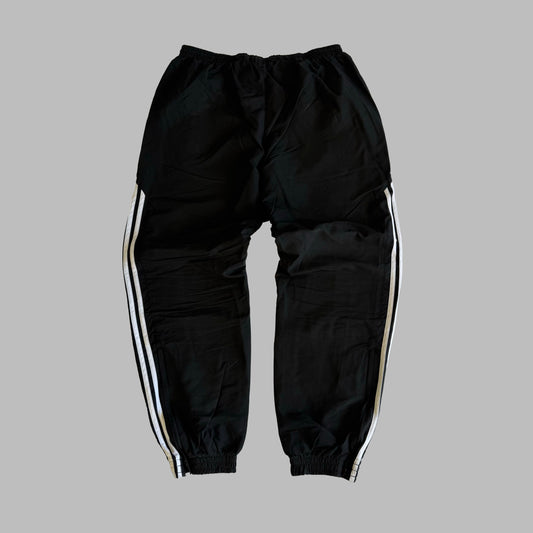 Y2K Adidas Three Stripe Baggy Track Pants - XL