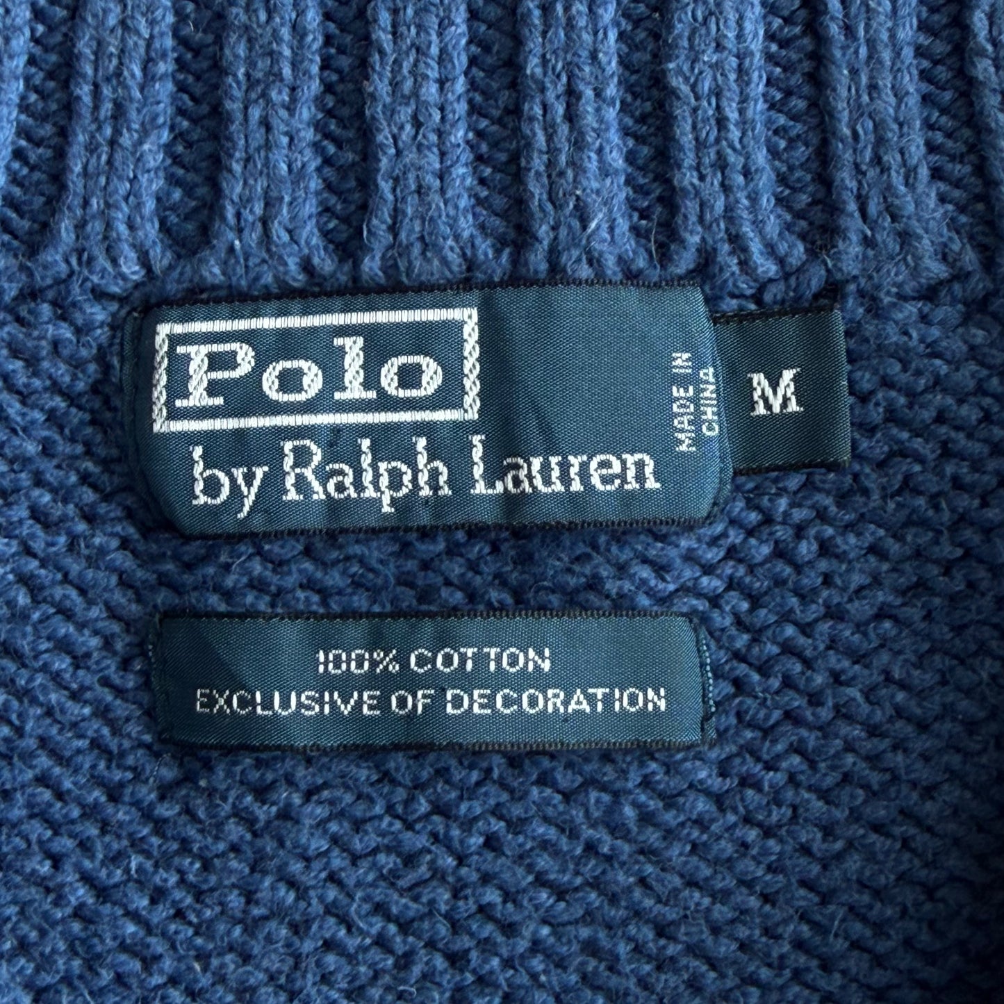 90s Polo Ralph Lauren heavyweight Quarter Zip - M
