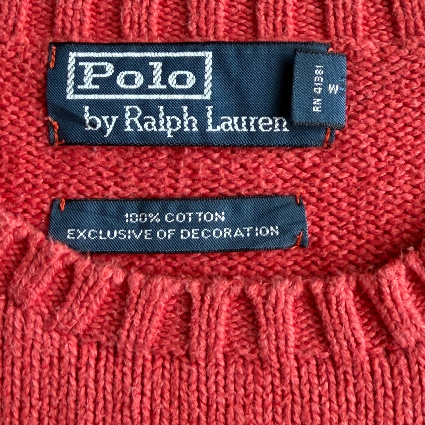 90s Polo Ralph Lauren Heavy Knit - L