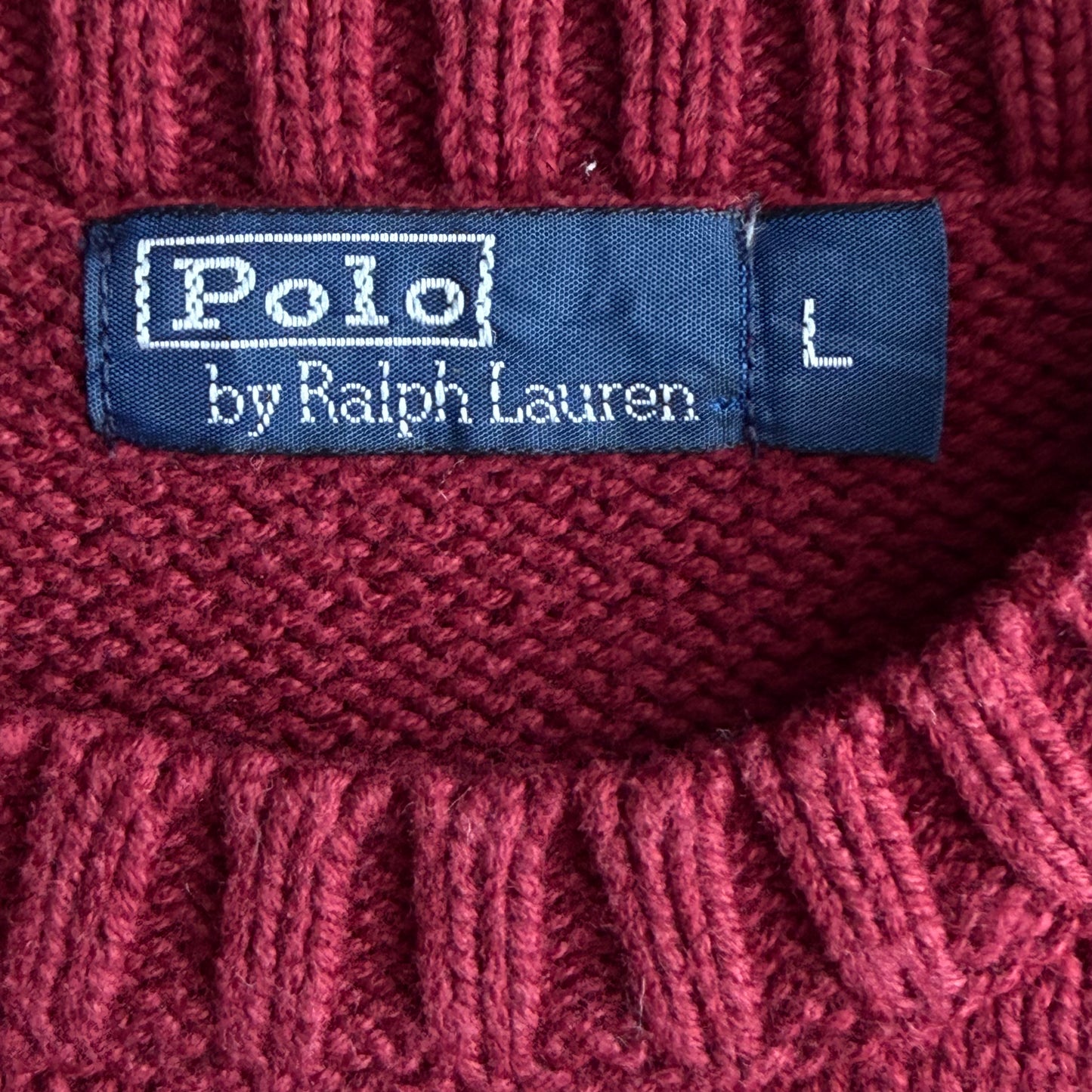 90s Polo Ralph Lauren Heavy Knit - M