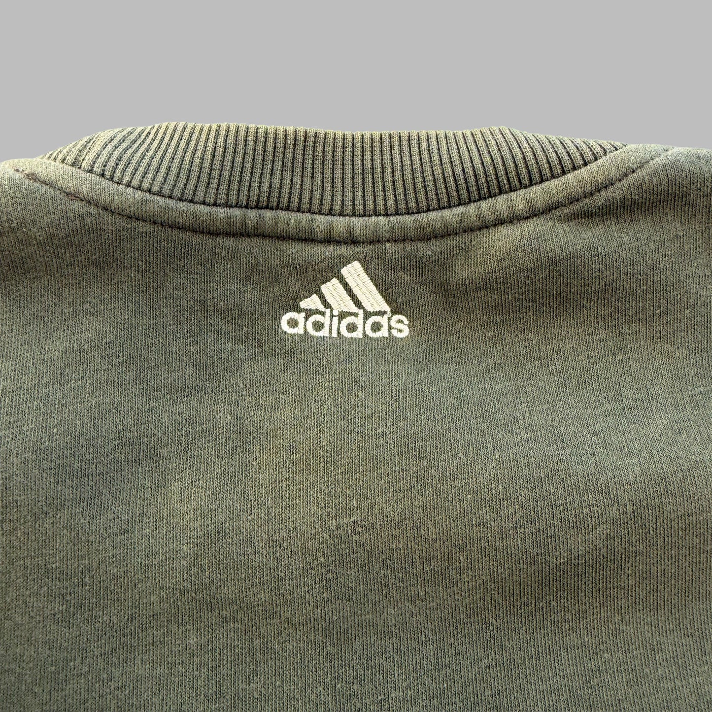 Y2K Adidas Embroidered Sweatshirt - M